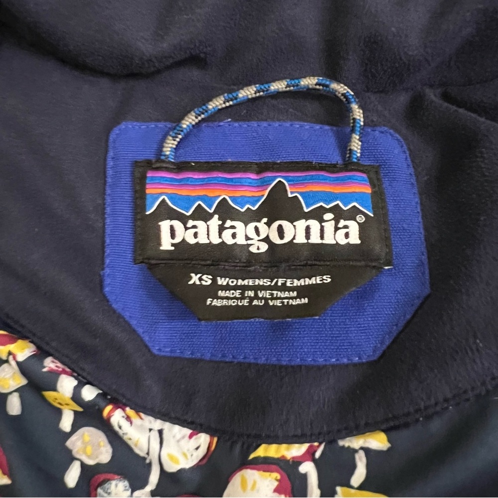 Patagonia Mushroom Print Bivy Down Puffer Jacket RARE - Picture 2 of 6